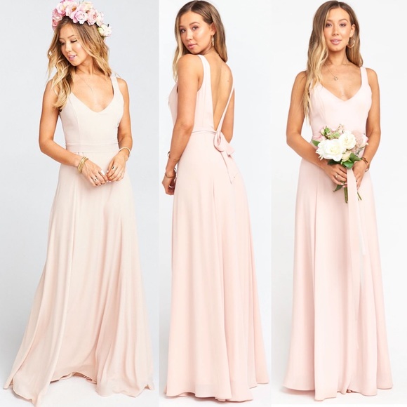 Show Me Your Mumu Jenn Dress Dusty Blush NEW - Picture 1 of 8